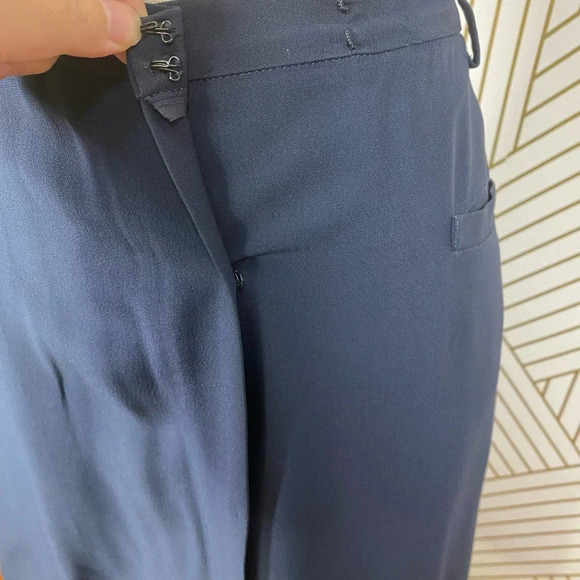 Peserico Wrap Pencil Skirt in Navy‎ Blue - Picture 5 of 12